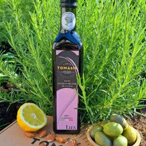 Corte Tomasin Lux Olive Oil Extra Native with lemon and olives